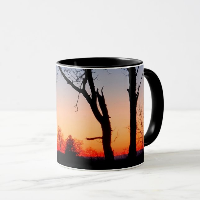 Taza Atardecer a través de los árboles (Anverso derecho)