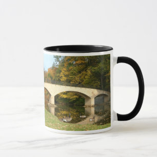 Taza Atardecer del Puente Arcoíris en Grove City Colleg