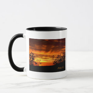 Taza Atardecer en Anza California Café Mug