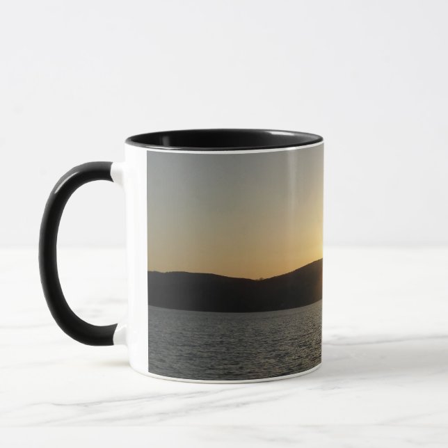 Taza Atardecer en el lago Onota: Vertical (Izquierda)