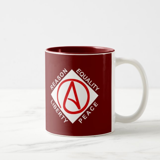 Taza atea del logotipo (Derecha)