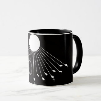 Taza Aten el verdadero símbolo de Dios tazón de café