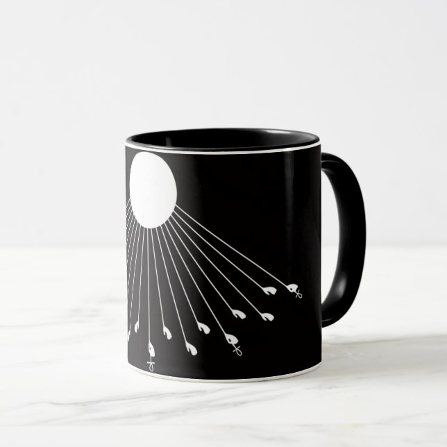 Taza Aten el verdadero símbolo de Dios tazón de café (Anverso derecho)