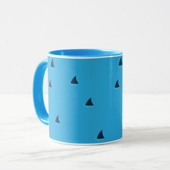 Taza Atención de los tiburones (Anverso izquierdo)