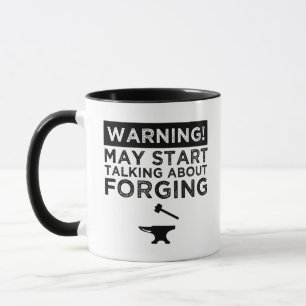 Taza ¡Atención! Puede comenzar a hablar de falsificac