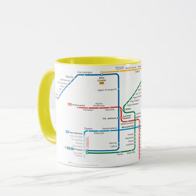 Taza Athen metro mug (Anverso izquierdo)