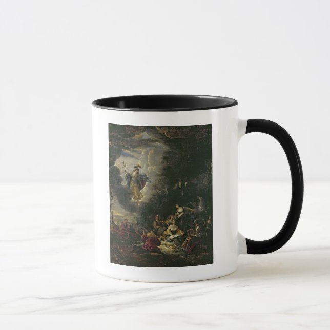 Taza Athena que visita las musas (Derecha)