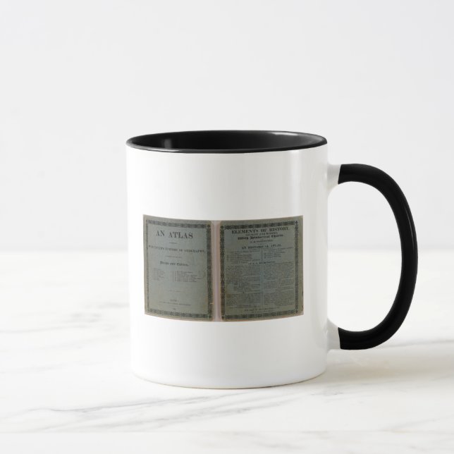 Taza Atlas acompaña el epítome de Worcester (Derecha)