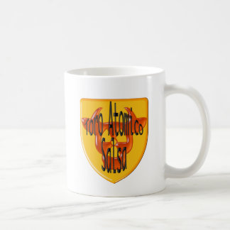 Taza atómica de la salsa de la marca de Bull
