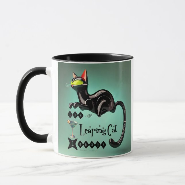 Taza Atómico Futurista El Salto Del Gato (Izquierda)