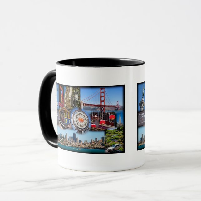 Taza Atracciones emblemáticas de San Francisco (Anverso izquierdo)