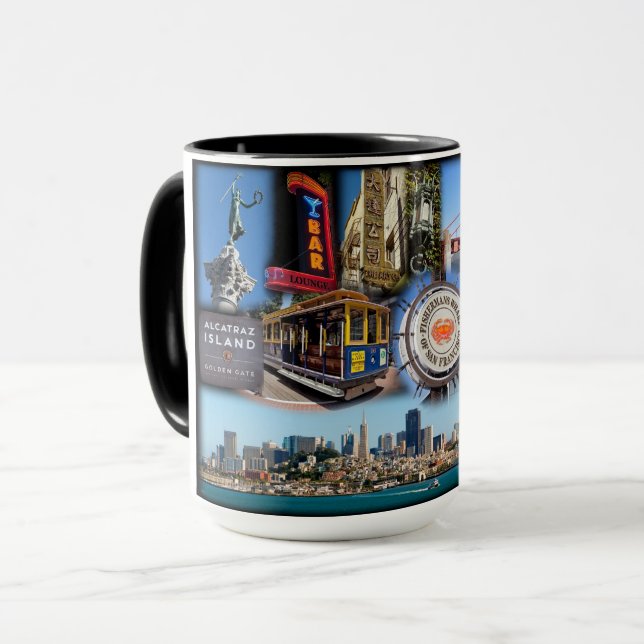 Taza Atracciones turísticas de San Francisco (Anverso izquierdo)