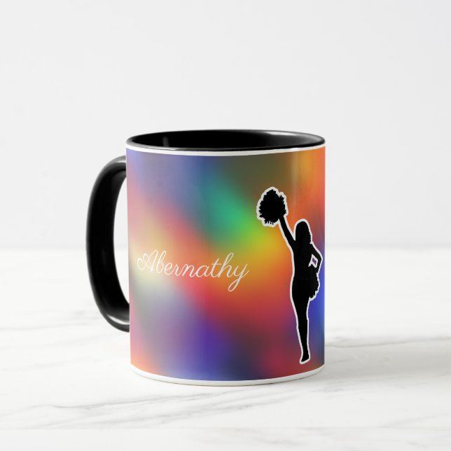 Taza Atractivo deportivo animador personalizado con nom (Anverso izquierdo)