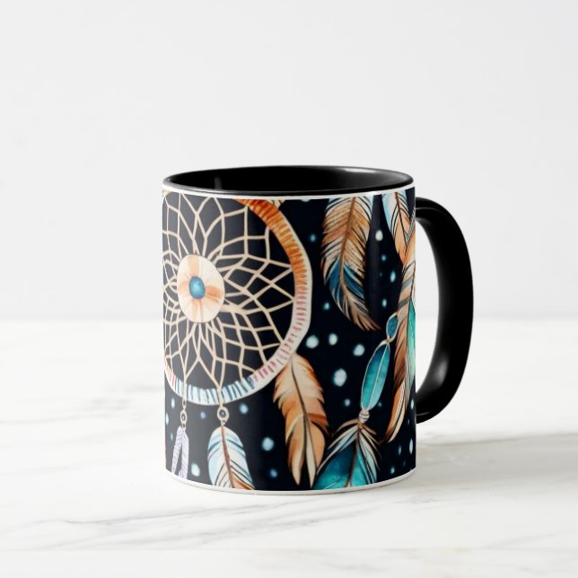 Taza Atrapando sueños de medianoche (Anverso derecho)
