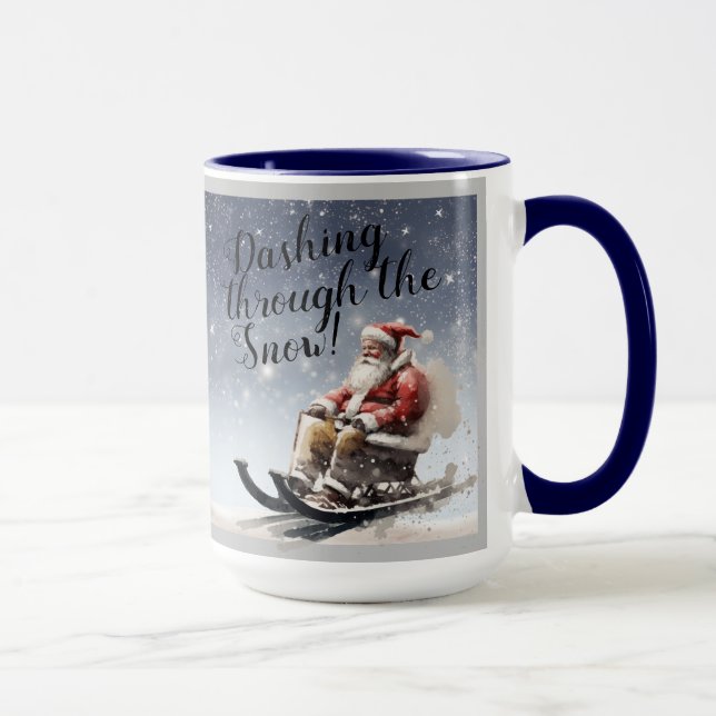 Taza "¡Atravesando la Nieve!" Café/té (Derecha)