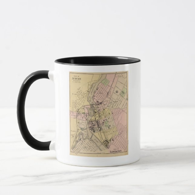 Taza Auburn, Mapa de Lewiston (Izquierda)
