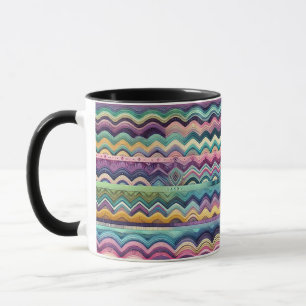 Taza Audaces Stripes Coffee Mug ,Elegante Café Mug