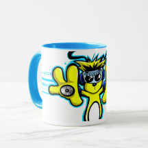 Audio Dog -1 Café Mug