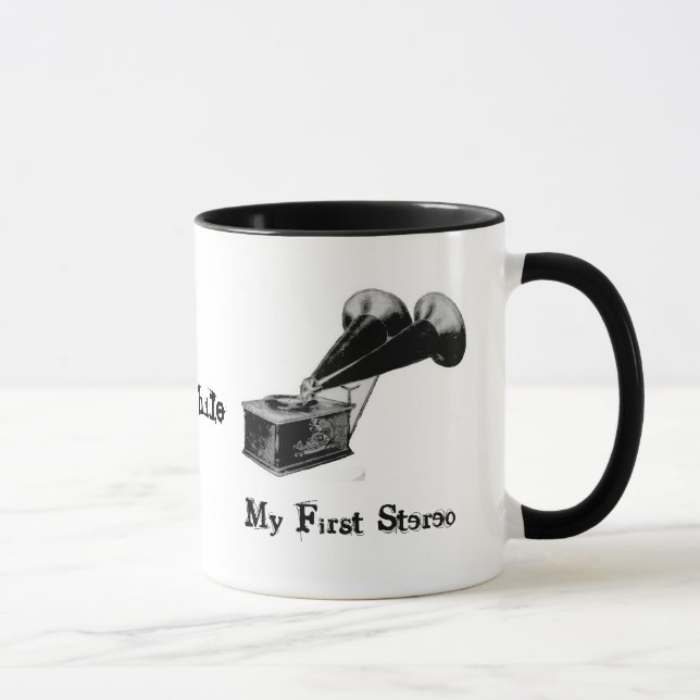 Taza Audiófilo - mi primera taza/taza estéreas (Derecha)