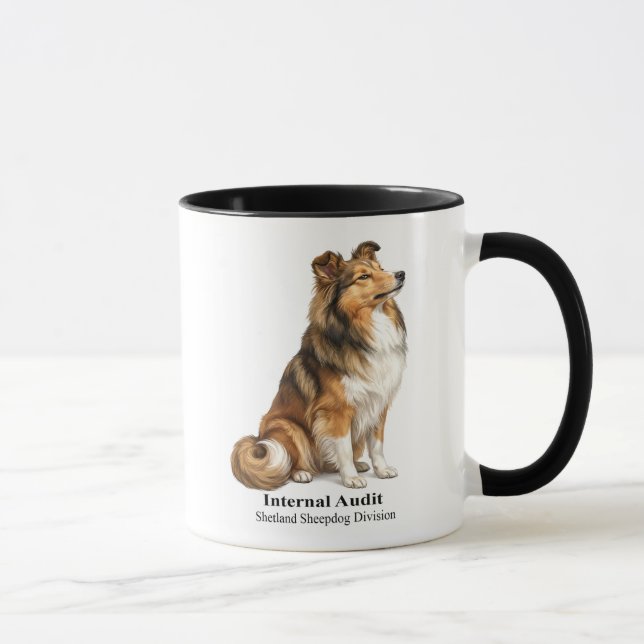 Taza Auditoría Interna Sable Sheltie (Derecha)