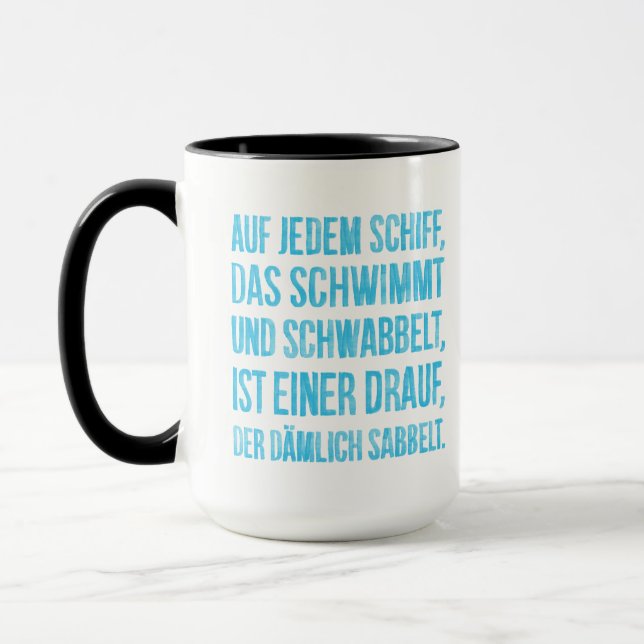 Taza Auf jedem Schiff (Izquierda)