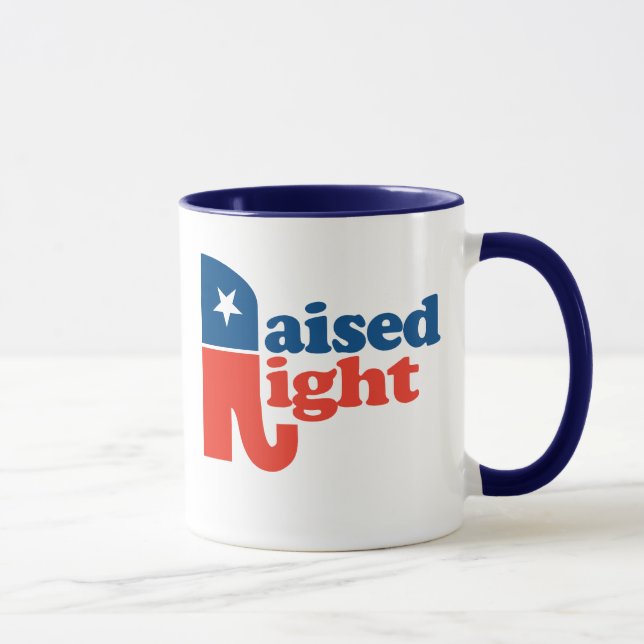 Taza Aumentado a la derecha (Derecha)