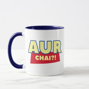 Taza ¿Aur chai? Comida india divertida Chai café té con