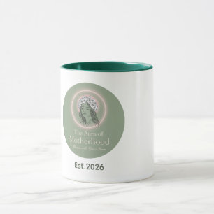 Taza Aura Personalizada de Maternidad - Café Zen Boho