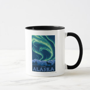 Taza Aurora boreal - el Yukón, Alaska