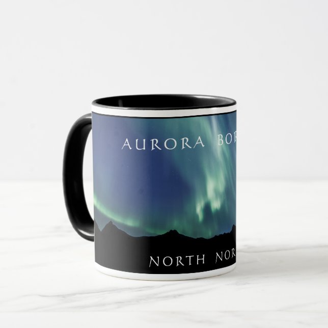 Taza Aurora boreal Noruega (Anverso izquierdo)