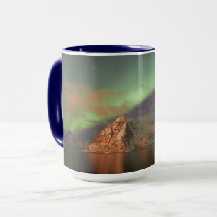Taza Aurora Borealis, luces polares