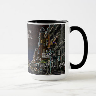 Taza Aurora Illinois South Broadway Neon Art 1920