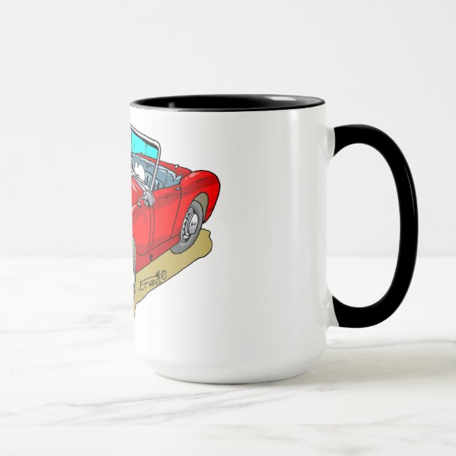 Taza Austin-Healey Sprite "Frogeye" cartoon (Derecha)