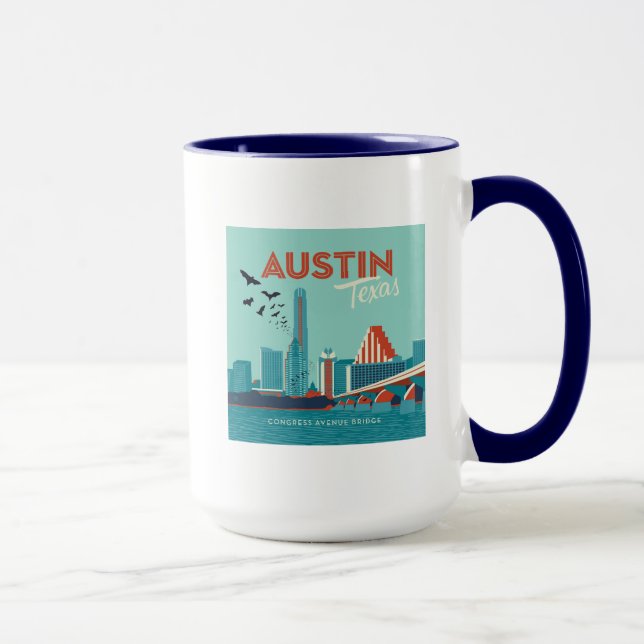 Taza Austin, Texas | Puente de la Avenida del Congreso (Derecha)