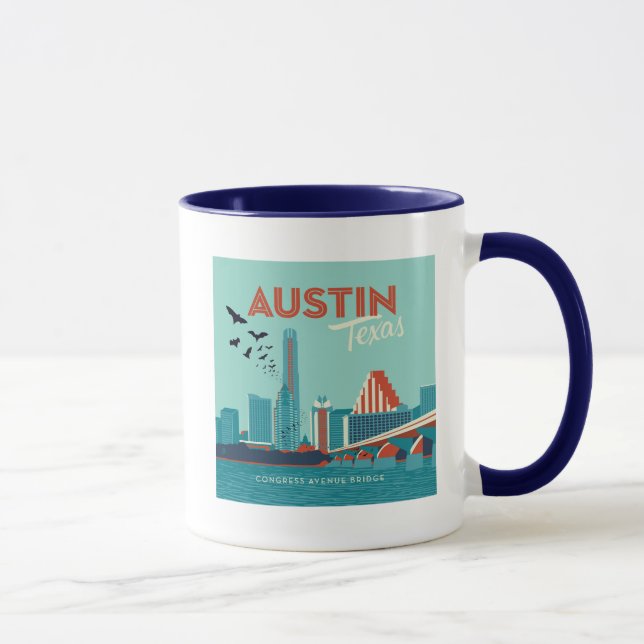 Taza Austin, Texas | Puente de la Avenida del Congreso (Derecha)