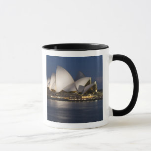 Taza Australia, Sydney. Casa de Ópera de noche