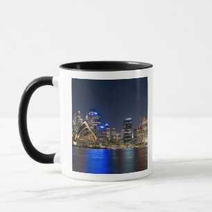 Taza Australia, Sydney. Silueta con la Casa de la Ópera
