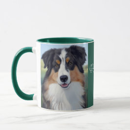 Taza Australian Shepherd Portrait - 