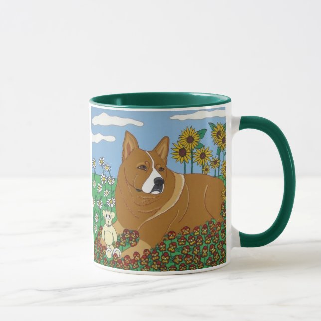 Taza australiana del perro del ganado (Derecha)