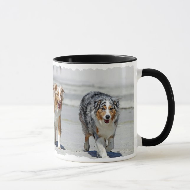 Taza Australianos - 1r día de paseo de la playa del (Derecha)