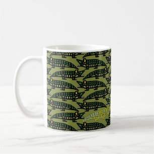 Taza "auténtica" del cocodrilo
