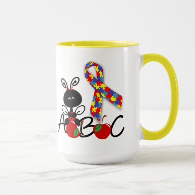Taza Autism Awareness Combo Mug (Derecha)