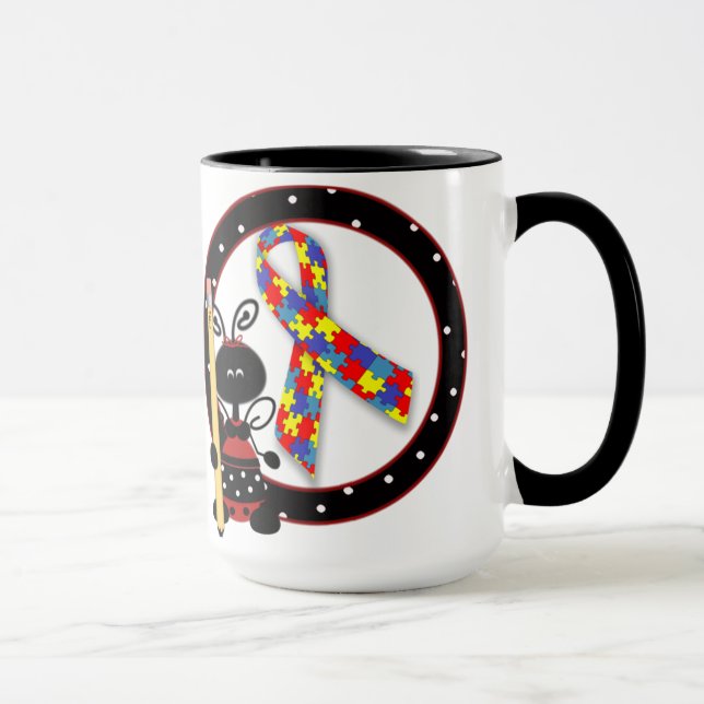 Taza Autism Bee Awareness Mug (Derecha)