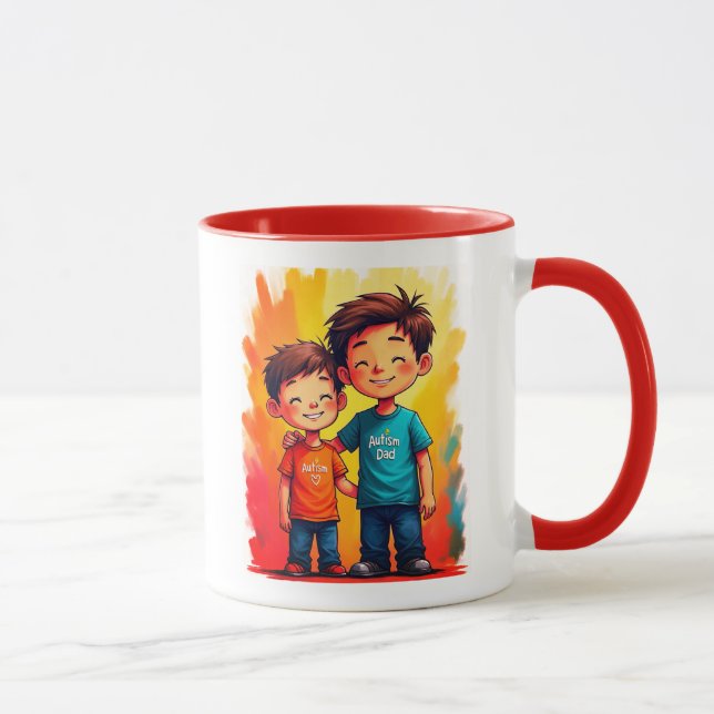 Taza Autism Dad  (Derecha)