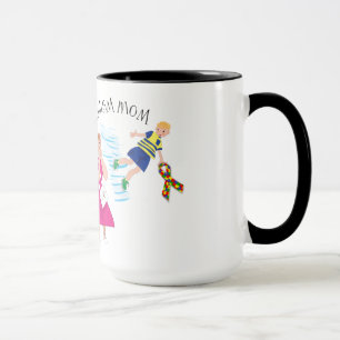 Taza Autism Mom Ringer Mug