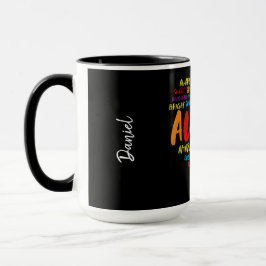 Taza AUTISMO PALABRA CORAZÓN Autismo Conciencia