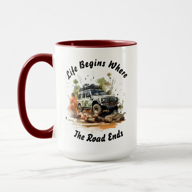 Taza Auto Adventure Mug fuera de carretera (Izquierda)