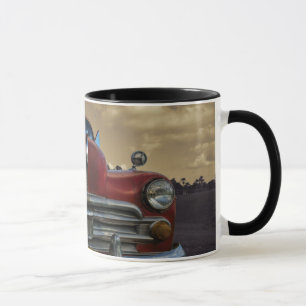 Taza Auto clásico americano en Vinales, Cuba