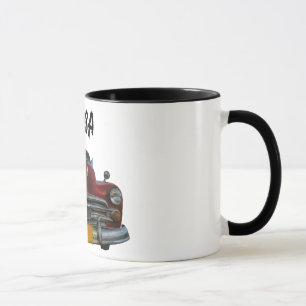 Taza Auto clásico americano en Vinales, Cuba