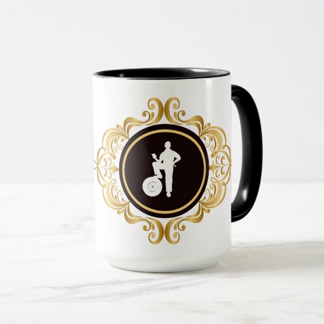 Taza Auto mecánico victoriano café Mug (Anverso derecho)